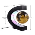 thumbnail image 3 of Nior Globo terráqueo flotante con LED colorido en forma de C, banda magnética antigravedad, mapa mundial giratorio para niños, regalo para el hogar, decoración de la oficina JM, 3 of 4