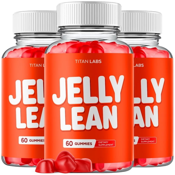 Jelly Lean Maximum Strength ACV Gummies Advanced Apple Cider Vinegar Supplement 1000MG Formula JellyLean 180 Gummies