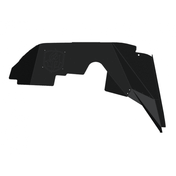 Road Armor 18-20 Jeep Wrangler JL Stealth Front Fender Liner Body Armor - Black Steel