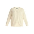thumbnail image 5 of Terra & Sky Women's Plus Size Chenille Cocoon Cardigan Sweater, Midweight, Sizes 0X-5X, 5 of 5