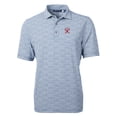 thumbnail image 2 of Men's Cutter & Buck Navy Tacoma Rainiers Virtue Eco Pique Botanical Print Recycled Polo, 2 of 3