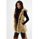 thumbnail image 2 of Chaleco de peluche con cinto Juvenil, 2410 (Beige) beige M, 2 of 6