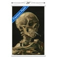 thumbnail image 2 of Skull of a Skeleton with Burning Cigarette by Vincent van Gogh Wall Poster with Magnetic Frame, 22.375" x 34", 2 of 5