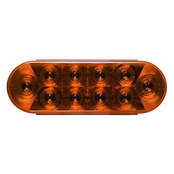Optronics STL72ABP Amber 6" Oval Sealed LED Light
