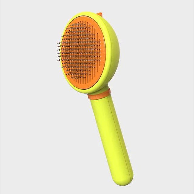 Cepillo para gatos para arrojar cepillos para gatos de interior, cepillo de aseo para gatos para perros de pelo largo o corto, cepillo para arrojar perros, peine para gatos para eliminar enr