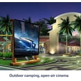 thumbnail image 2 of Richer-R Projector Screen, Rear Projection Screen 60-100 inch Portable Foldable Non-Crease White Projector Curtain, 2 of 5