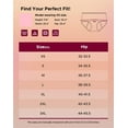 thumbnail image 5 of Women's Hipster Period Underwear Light Flow Postpartum Teens Menstrual Panties 3-Pack (Dark Vintage,Large), 5 of 5