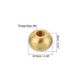 thumbnail image 2 of Uxcell M4x0.7 Tuercas de tapa de rosca de perilla de latón para decoración de lámparas, tapas de tornillo para muebles de iluminación, paquete de 10, 2 of 7