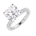 thumbnail image 2 of V3 Jewelry® 925 Sterling Silver with Moissanite Solitaire Ring, 2 of 3