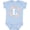 AE-Light Blue, variant on Monogram Letter L Rose Floral Wreath Girls Baby Bodysuit
