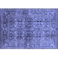 thumbnail image 1 of Ahgly Company Machine Washable Indoor Rectangle Oriental Blue Traditional Area Rugs, 2' x 4', 1 of 4