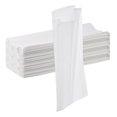 thumbnail image 1 of Uxcell 100Pcs Bolsas de Papel Kraft para Sándwich, 9.1 x 3.5 Pulgadas Bolsas de Papel a Prueba de Grasa para Galletas, Blancas, 1 of 6