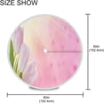 thumbnail image 3 of Coolnut 60" Mother's Day Round Tablecloth 60In,Beautiful Tulip Flower Waterproof Table Cover with Umbrella Hole and Zipper,Party Patio Table Covers for Indoor & Outdoor Backyard /BBQ/Picnic, 3 of 7