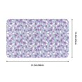 thumbnail image 2 of Bathroom Rugs Non Slip Washable - abstractly purple spots Kitchen Mats for Floor, Area Rugs for Entryway Rugs Indoor, Laundry Bathroom Room Door Rug with Rubber Backing 20x31.5in, 2 of 8