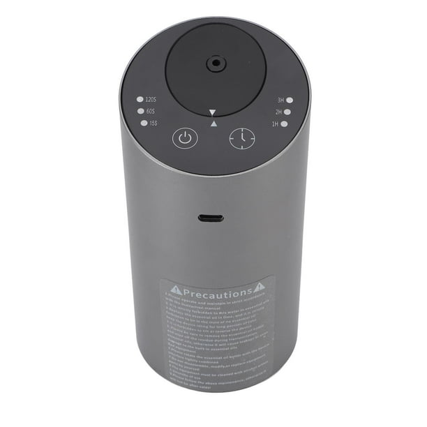 Difusor De Coche Sin Agua, Difusores De Aromaterapia De Coche Recargables De Bajo Ruido aleación De Aluminio Con Temporizador Para Oficina