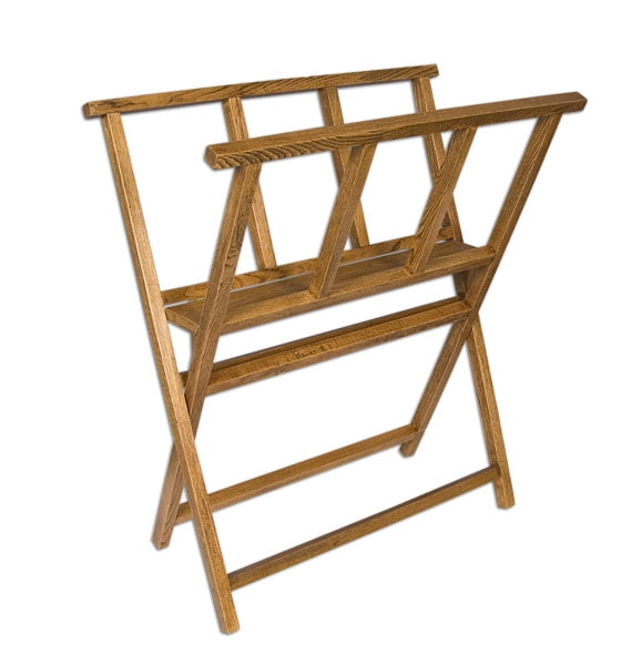 Creative Mark Folding Wood Large Print Rack Perfect For Display of