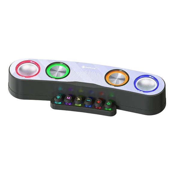 5.0 Desktop / RGB Soundbar Small 3.5mm Aux-in Connection por , Micrófono interno Soundbar para