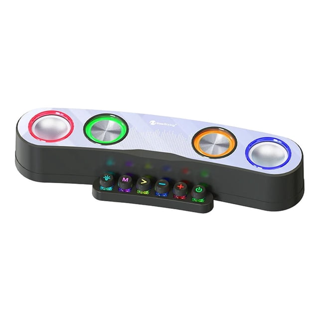 5.0 Desktop / RGB Soundbar Small 3.5mm Aux-in Connection por , Micrófono interno Soundbar para