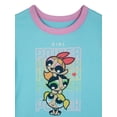 thumbnail image 2 of Powerpuff Girls Girls Short Sleeve Snug Fit Sleep Top and Shorts Pajama Set, 2-Piece, Sizes 4-10, 2 of 3