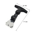 thumbnail image 7 of jiaping Auto Engine Cover Hasp Hood latches Lock Vehicle Spare Parts T Handle Hasp steel, 7 of 7