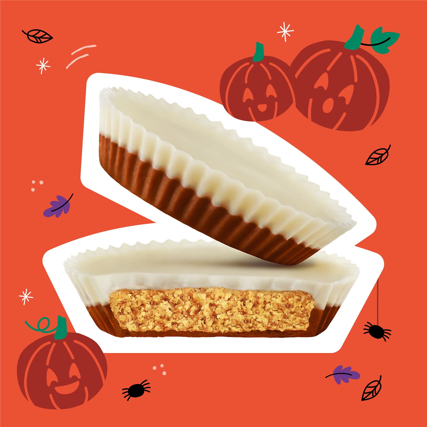 Reese's Assorted Flavored Snack Size Peanut Butter Cups Halloween Candy, Bulk Bag 35.75 oz, 65 Pieces