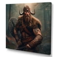 thumbnail image 2 of DESIGN ART Designart "Viking Portrait Ii" Fashion Woman Wall Art For Living Room 30 in. wide x 30 in. high, 2 of 5