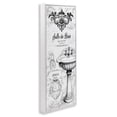thumbnail image 3 of Stupell Industries Antique Bathroom Sink White Framed Giclee Art design by Lettered and Lined, 30 x 13, 3 of 8