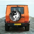 thumbnail image 6 of Naloa Yin And Yang PVC Leather Spare Tire Wheel Cover Spare Tire Cover, for Car Truck SUV Camper Trailer Universal Fit(14-17in)-15 inch, 6 of 6