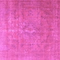 thumbnail image 1 of Ahgly Company Indoor Square Persian Purple Traditional Area Rugs, 8' Square, 1 of 4