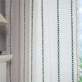thumbnail image 4 of Cortinas Deeprove de lino de algodón, color verde esmeralda, estilo bohemio, 24 cm de largo, 4 of 7