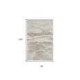 thumbnail image 2 of 8' X 10' Ivory Tan And Gray Abstract Area Rug, 2 of 9