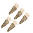 thumbnail image 1 of Accesorios de juguetes para mascotas, 5 piezas de zanahoria tejida de conejo, suministros para mascotas, juguete de zanahoria tejida de conejo, diseño de próxima generación, 1 of 8