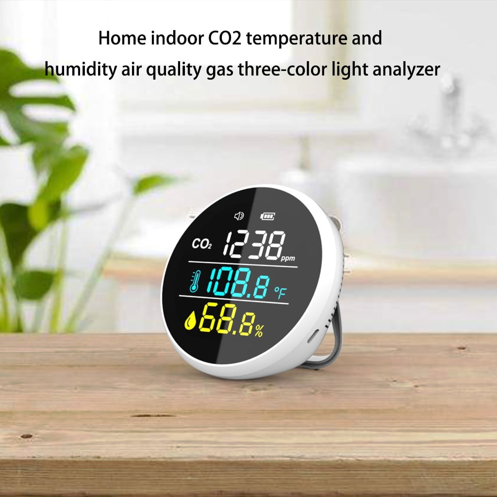 Home Climate Inspector Hygrometer With Live CO2 Temperature Dampness Screen