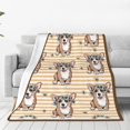thumbnail image 3 of Corgi Blanket Corgi Gifts Throw Blankets Cozy Fleece Flannel Soft Warm Plush Lightweight Blanket Cute Dog Corgi Stuff for Corgi Lovers Boys Girls Men Women Adults Kids for Couch Sofa Bed 40"X50", 3 of 6