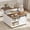 White, variant on Walsunny Lift Top Coffee Table with Hidden Storage, Farmhouse Coffee Table with Adjustable Storage Shelves & Wheels White