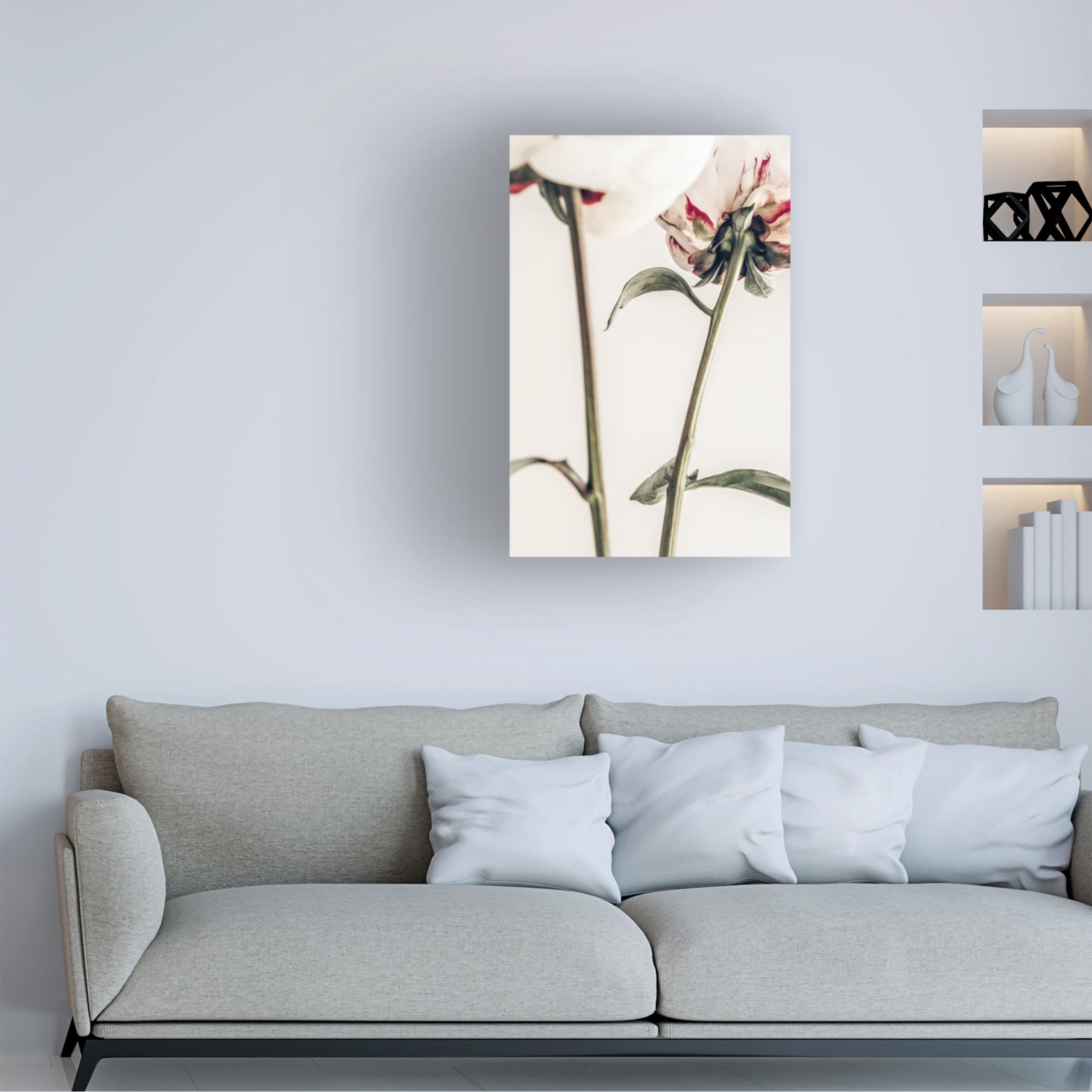 Pictufy Studio III 'Peony 1' Canvas Art - 16 x 24 Inches