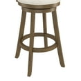thumbnail image 5 of Hillsdale Furniture Hamlin Wood Bar Height Swivel Stool, Brush Gray, 5 of 11