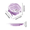 Lilixerw Clearance Collapsible Foot Bath Soak Tub with Handle,Foldable