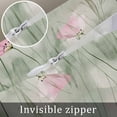 thumbnail image 7 of Pink Spring Floral Throw Pillow Cover 20 x 36 Inch Decorative Pillow Cover Green Botanical Summer Watercolor Lumbar Pillowcase Seasonal Rectangle Cushion Case for Couch Sofa Bed Living Room, 7 of 7