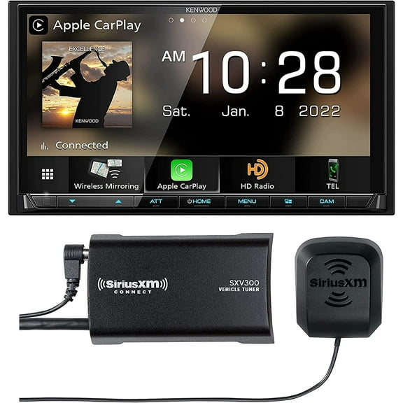 New Kenwood eXcelon DMX908S 6.95 Inch Digital Multimedia Receiver and SiriusXM Tuner