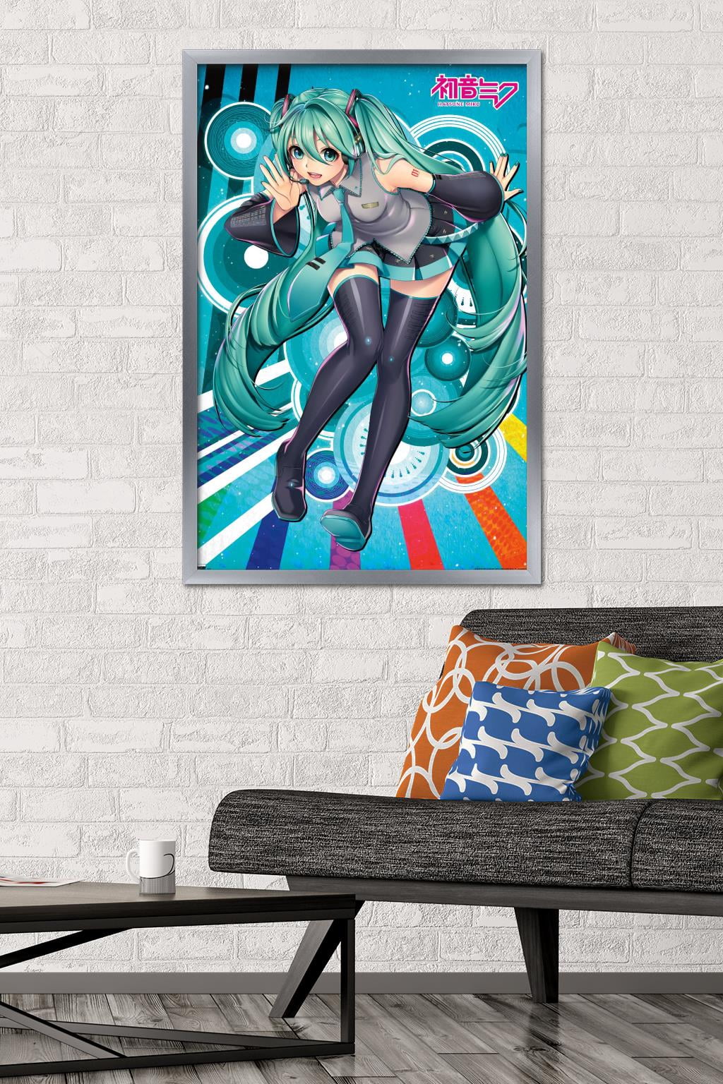 Hatsune Miku - Whisper Wall Poster, 22.375" x 34", Framed