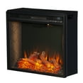 thumbnail image 3 of SEI 23" Criss-Cross Electric Firebox with Remote, Black, 3 of 5