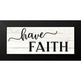thumbnail image 2 of CAD Designs 14x8 Black Modern Framed Museum Art Print Titled - Have Faith, 2 of 5