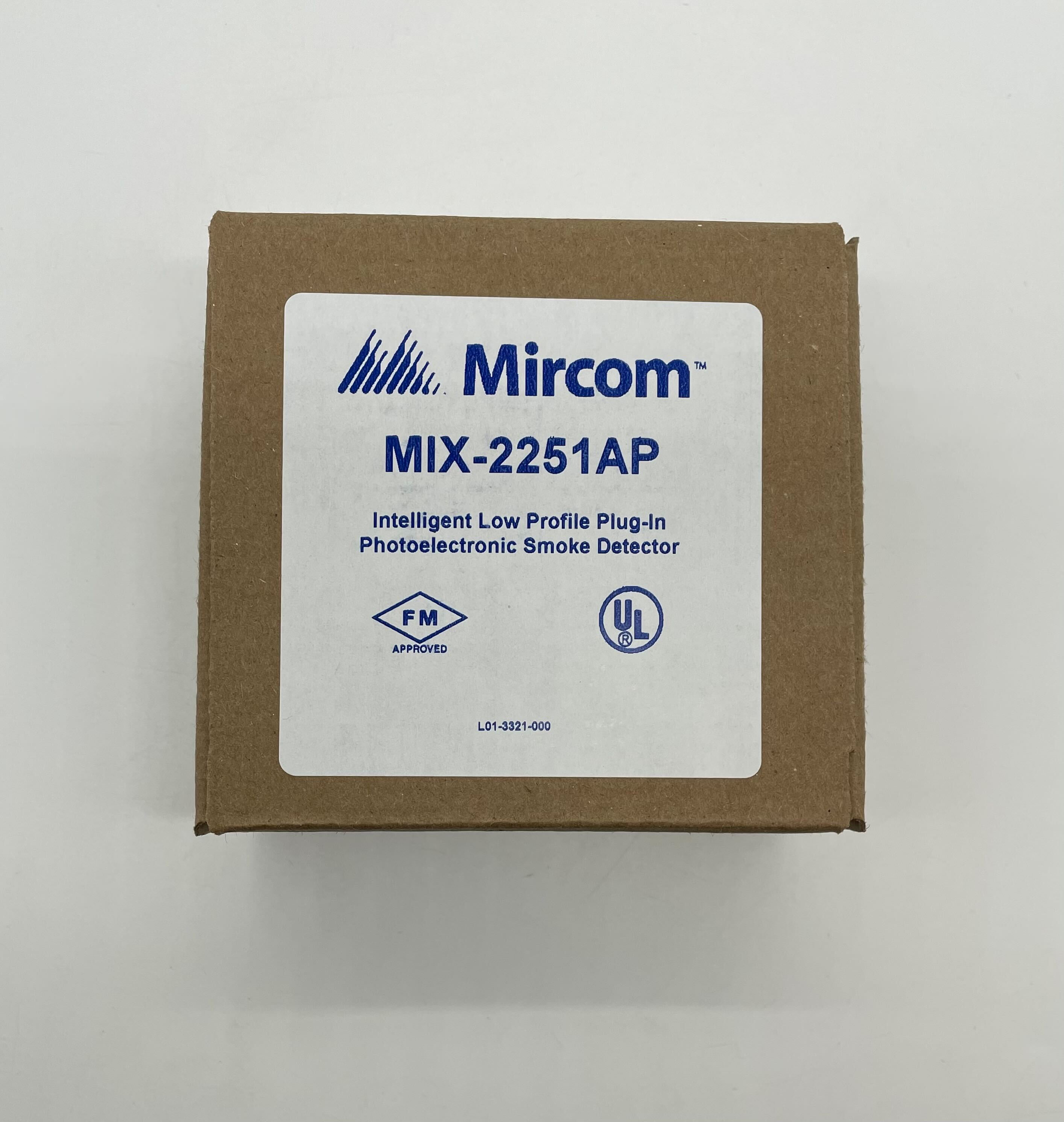 MIRCOM MIX-2251AP INTELLIGENT ADDRESSABLE PHOTOELECTRONIC SMOKE DETECTOR 