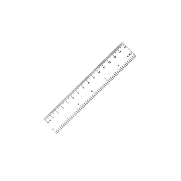 Transparent Plastic Inch Scale Ruler,Centimeter Inch Scale Plastic Ruler, Small Measuring Ruler for Schools Artists Designers Students