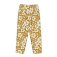 thumbnail image 5 of Xecao Rose Flowers Women's Straight Lounge Pajama Pants: The Epitome of Relaxed Sleepwear, 5 of 9