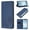 Dark blue, variant on Phone Case for Tecno Spark 50 5G, PU Leather Case with RFID Block Card Slots Stand Magnetic Flip Wallet Cover for Tecno Spark 50 5G, Orange