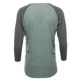 thumbnail image 2 of FashionOutfit Men's Basic Lightweight Baseball Raglan Shirt, 2 of 3