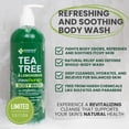 thumbnail image 2 of KESMEDIK Tea Tree Lemongrass Body Wash MaxTherapy, Itchy Skin Relief, Antifungal Defense, Fights Body Odor, Soothes Jock Itch & Athlete's Foot, Intimate Wash, Men & Women, 2-Pack, Limited Edition, 2 of 7