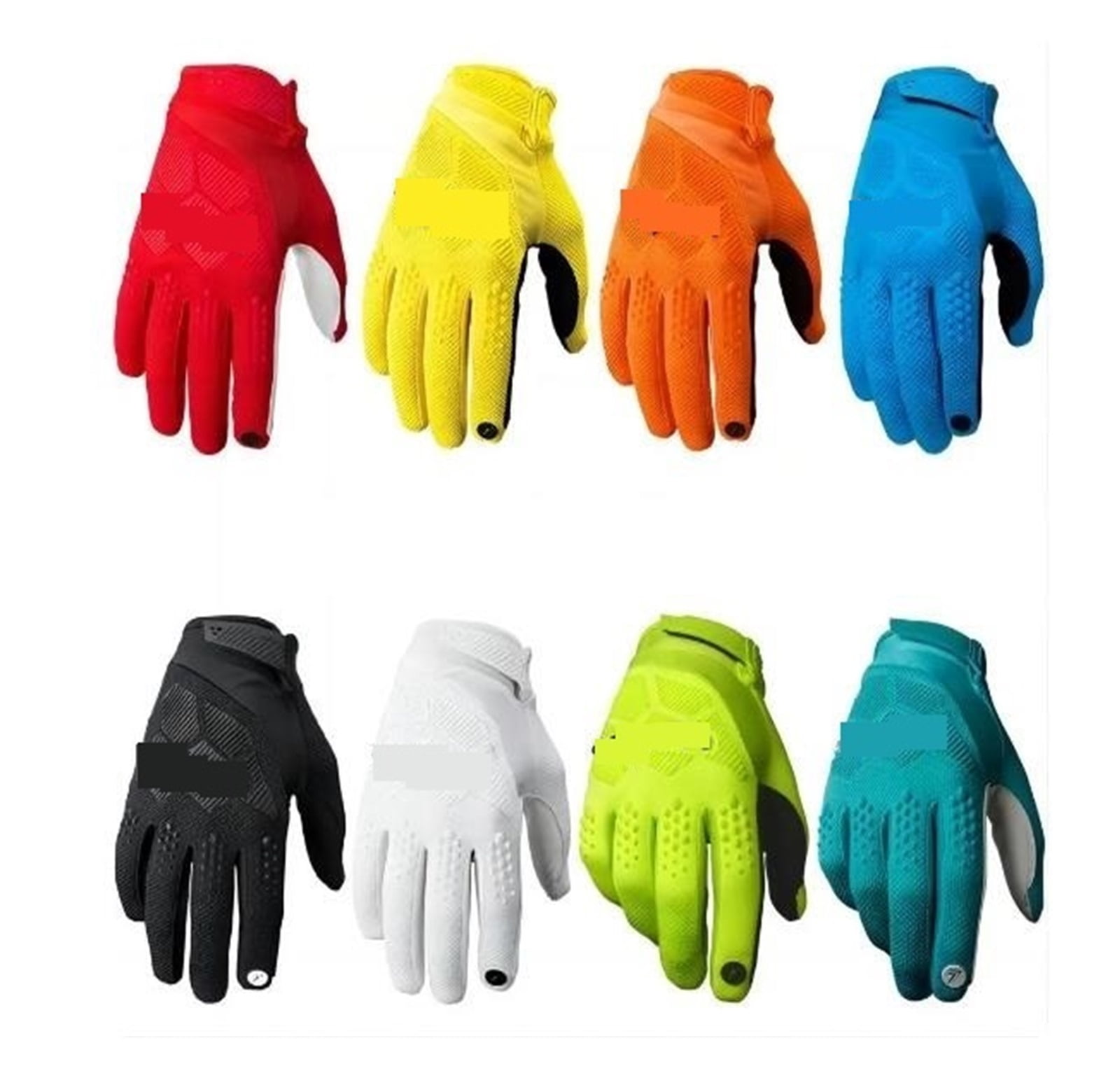 Eight Gloves Colors Outdoor Riding Rubber Motorcycle Cross-country Gloves ,Flexible and Comfortable